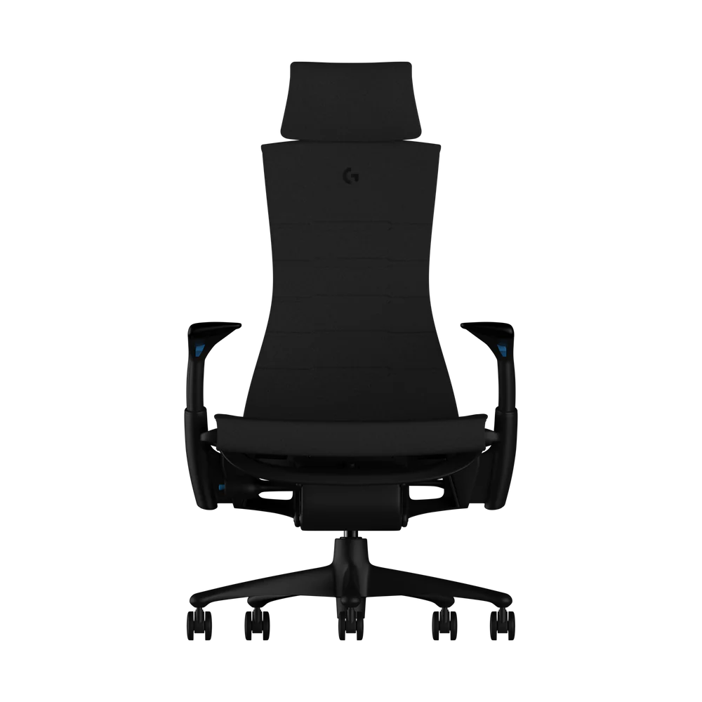 Poggiatesta Atlas per Herman Miller Embody (nero ciano gaming)