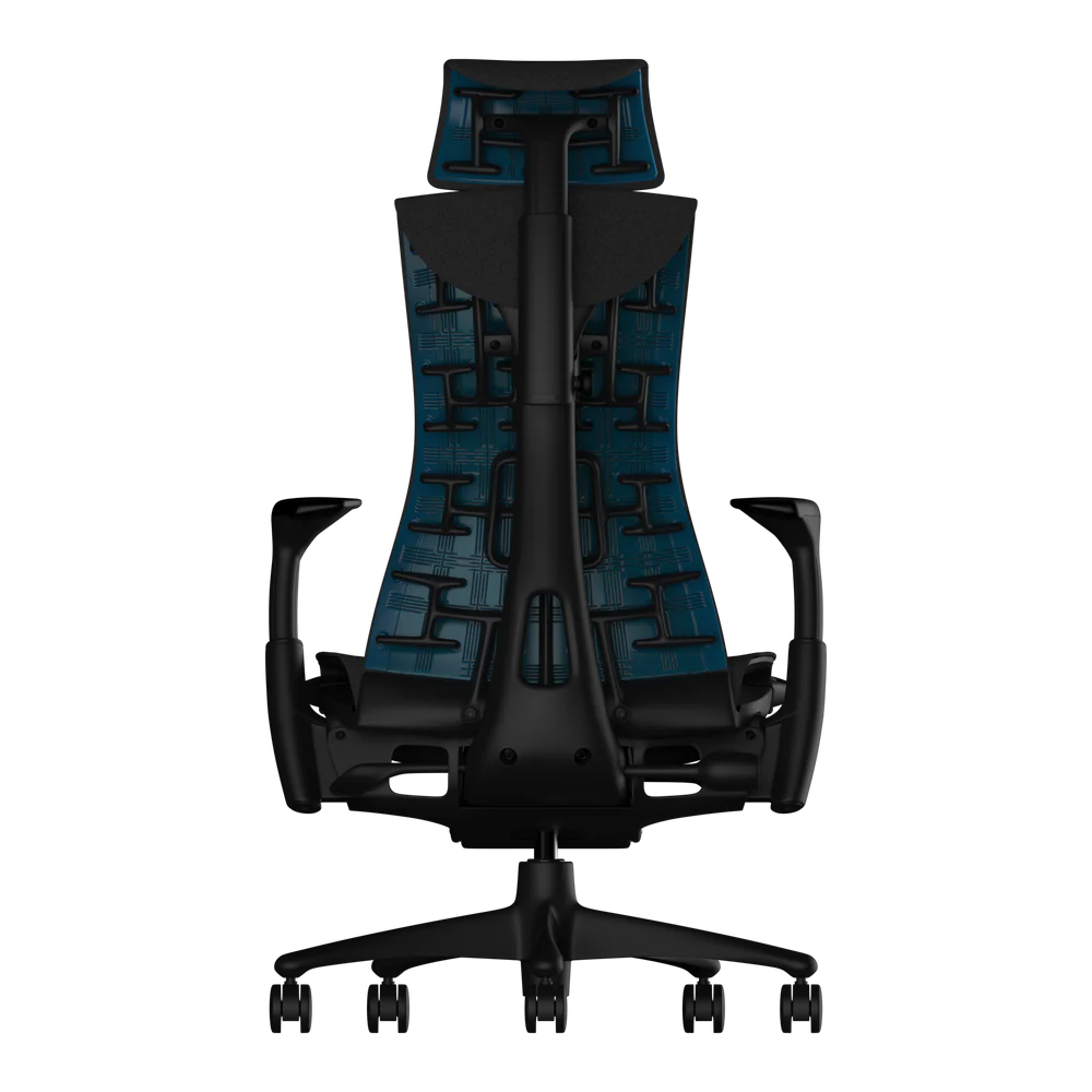 Poggiatesta Atlas per Herman Miller Embody (nero ciano gaming)
