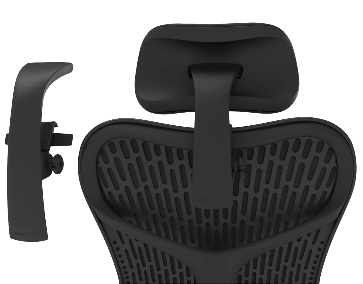 Atlas Headrest for Herman Miller Mirra 2 Graphite