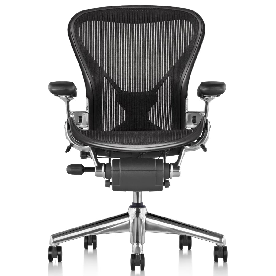 Sedia Herman Miller Aeron Classic ricondizionata (lucidata)