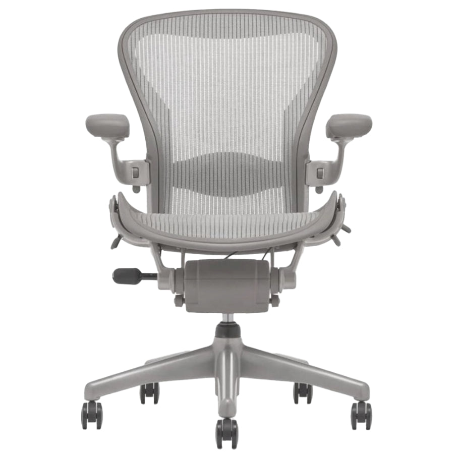 Sedia Herman Miller Aeron Classic ricondizionata (titanio)